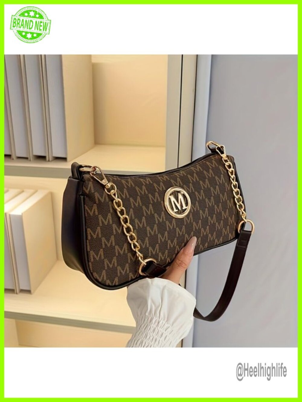 French Vintage Underarm Bag Small Crossbody Shoulder Tote for Women